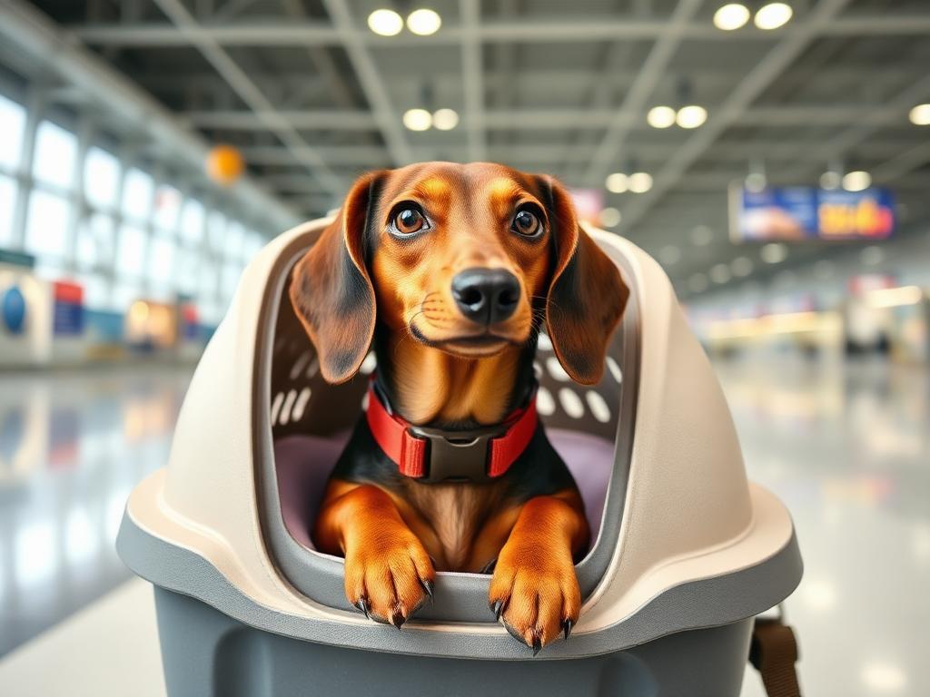 Cómo viajar internacionalmente con tu teckel chocomerle